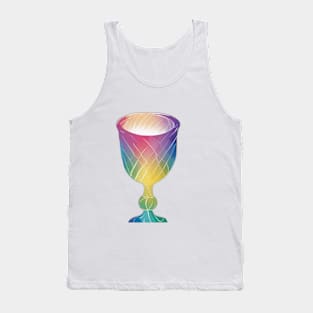 Chalice Pastel shades Shadow Silhouette Anime Style Collection No. 331 Tank Top